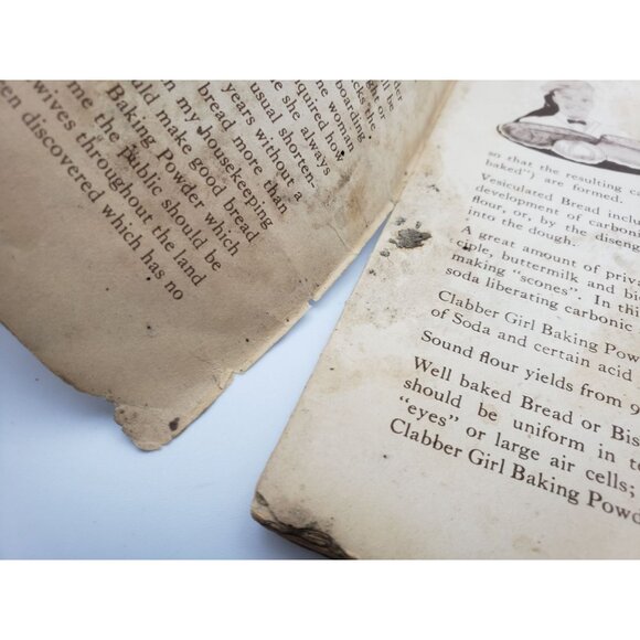 Clabber Girl Baking Powder Company Booklet Recipes 1930s Vintage - Picture 3 of 13